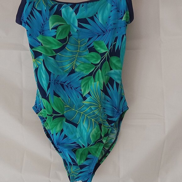 Speedo Swimsuit almost new tropical designed size Medium - Picture 3 of 5
